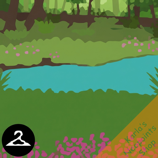 Serene River Background