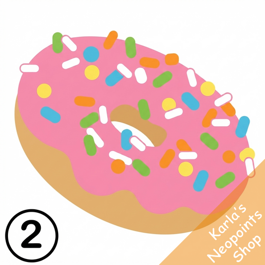 Pink Sprinkle Doughnut Handheld
