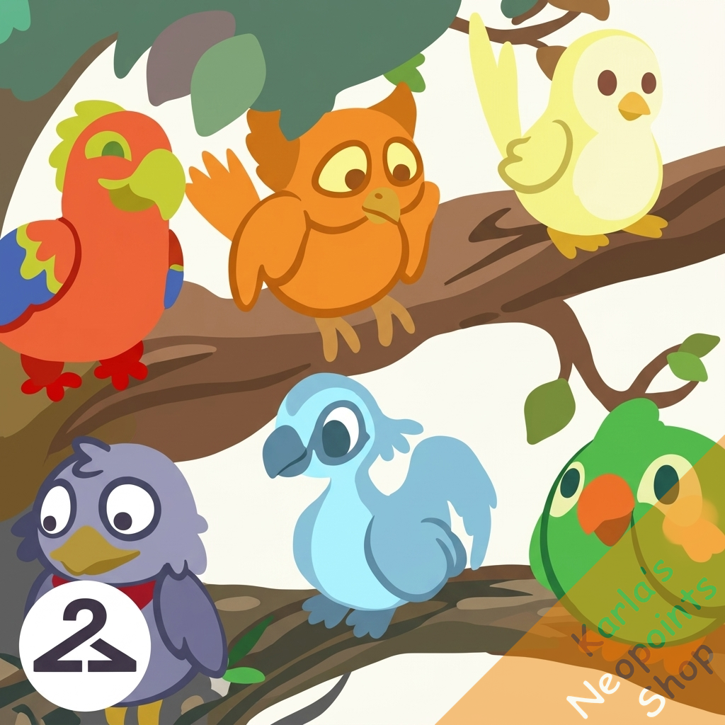 A Rainbow of Petpets Tree