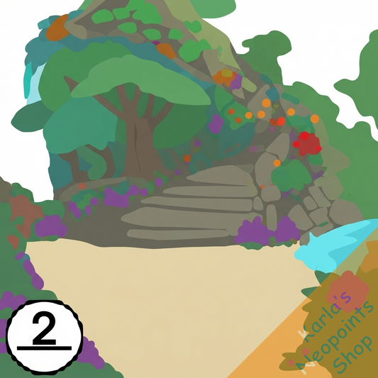 Garden Alcove Background