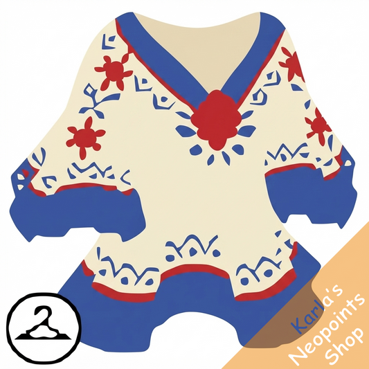 Flowery Embroidered Top