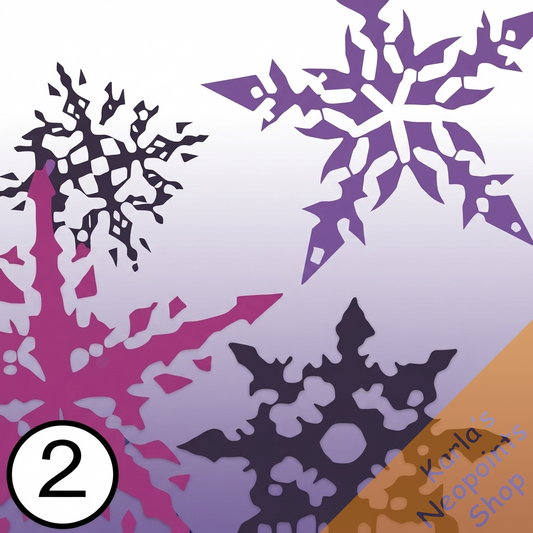 Gothic Snowflake Shower