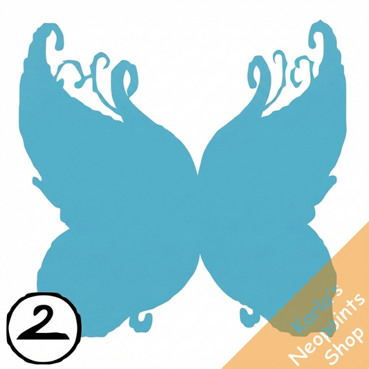 Sheer Blue Wings