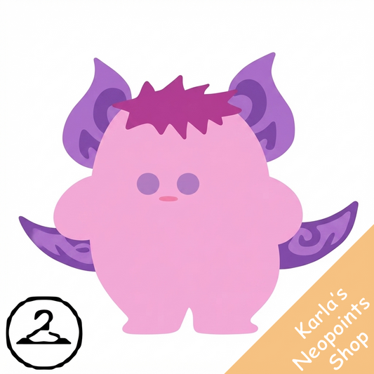 Giant Pink Flosset Petpet Wearable
