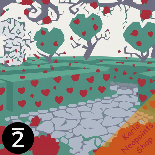 Lost Valentines Garden Background