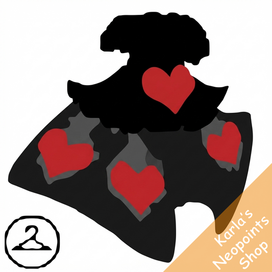 Gothic Lace Valentine Caplet