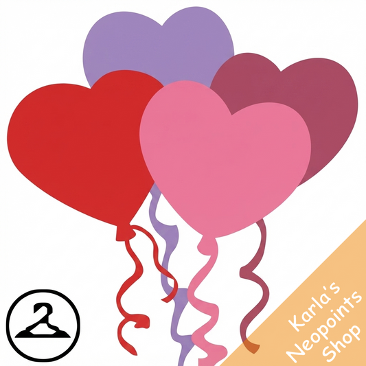 Lovely Heart Balloons