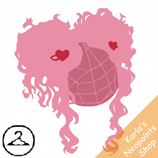 Lovely Pink Buns Wig