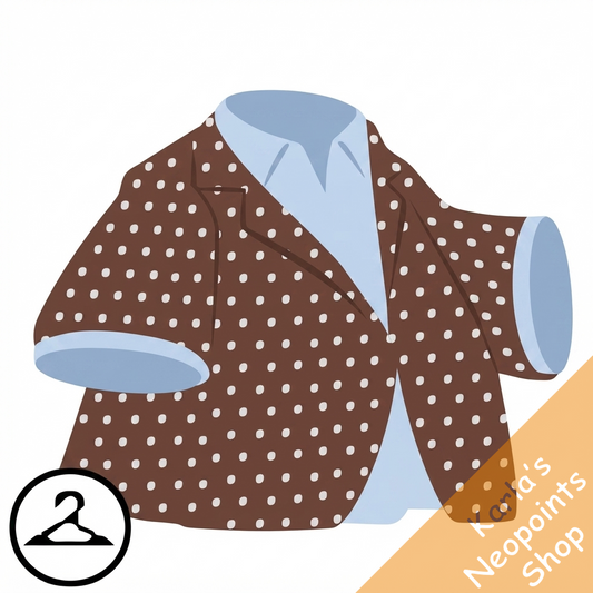 Heart Dotted Blazer and Shirt