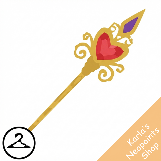 Queen of Hearts Staff