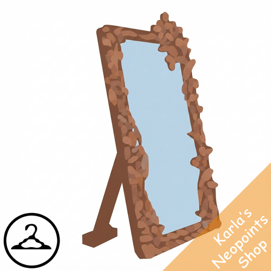 Rustic Mirror Trinket