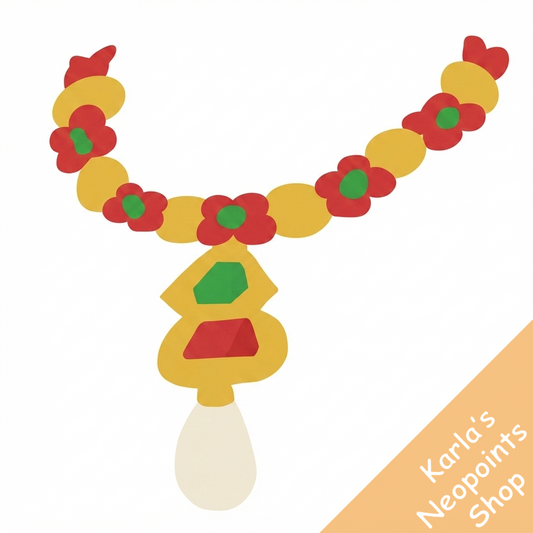 Mystic Jelly Bean Necklace