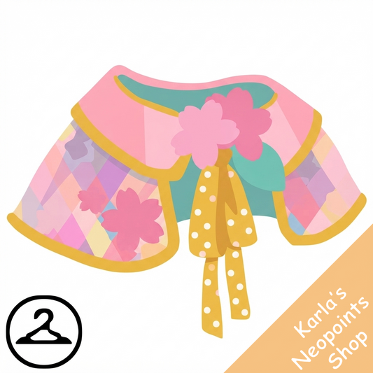 Soft Floral Cape