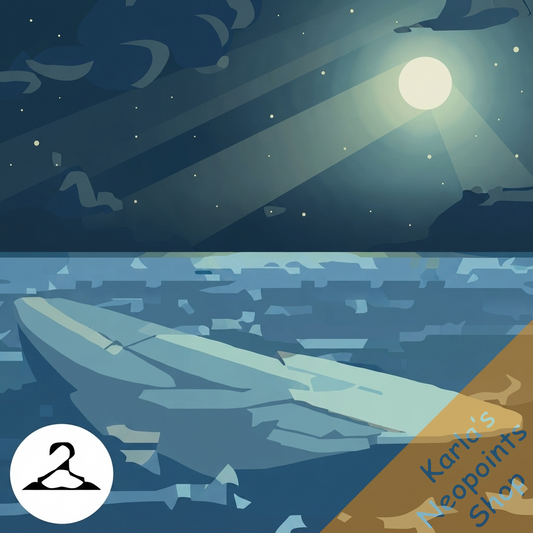 Ocean Night Background