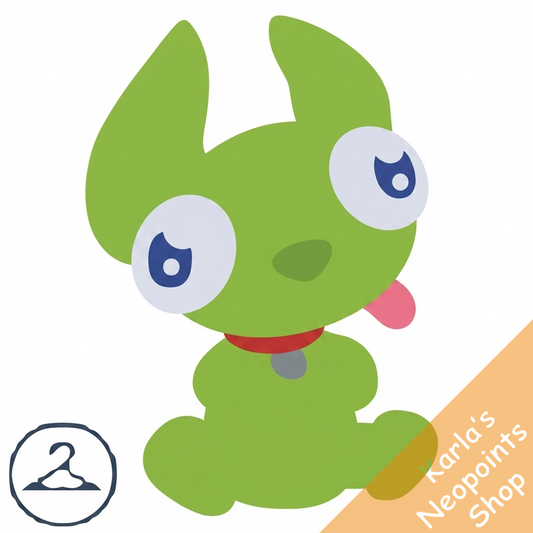 Handheld Green Spardel Plushie