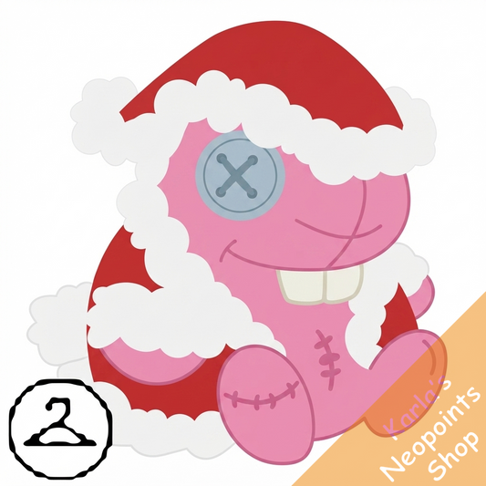 Handheld Christmas Meepit Plushie
