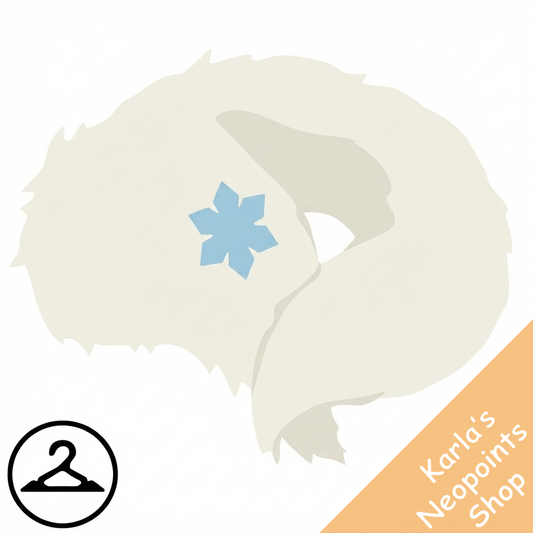 Pristine White Snowflake Stole