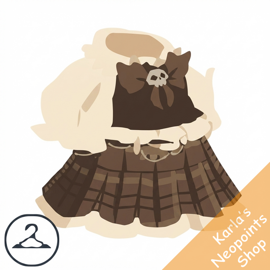 Dyeworks Brown: Mutant Dark Academic School Outfit