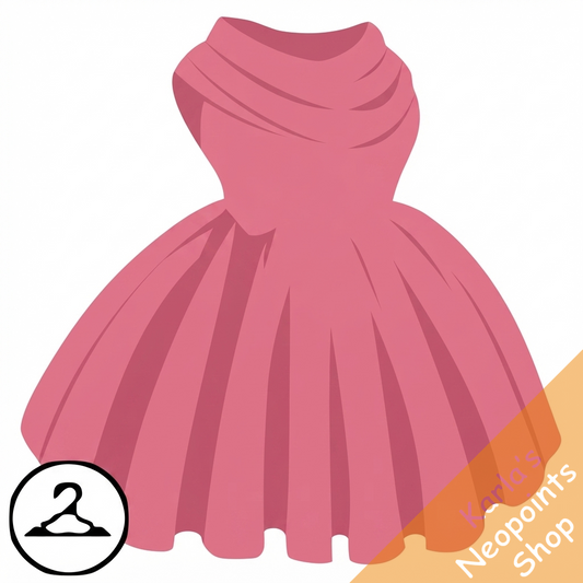 Mutant Pink Ruffle Dress