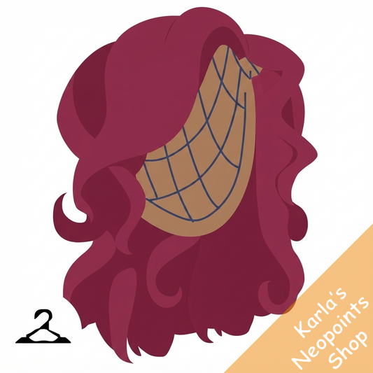Mutant Elegant Burgundy Wig