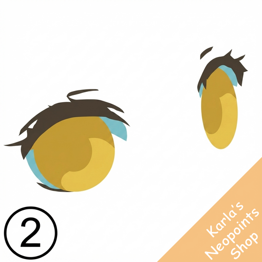Essential Yellow Glitter Contacts