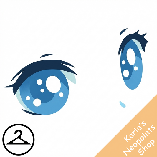 Essential Blue Glitter Contacts