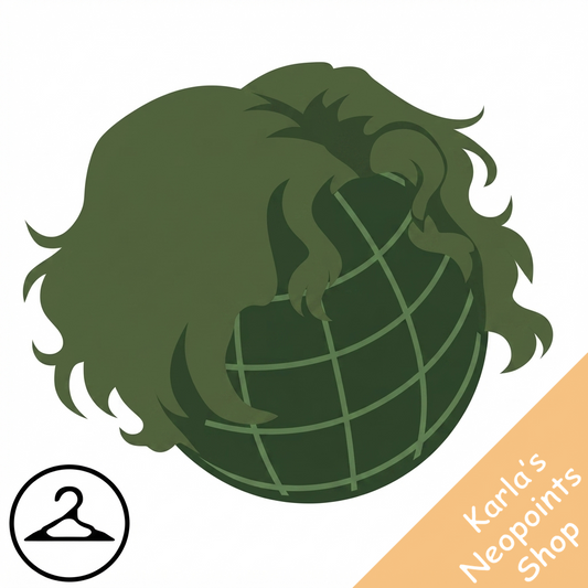 Short Green Curtained Wig