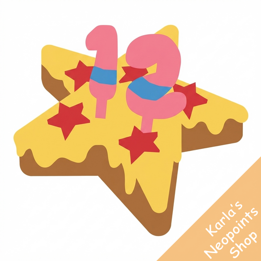 Neopets 12th Birthday Cake