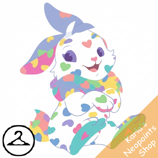 Prismatic Sweetheart: Adoring Valentine Cybunny