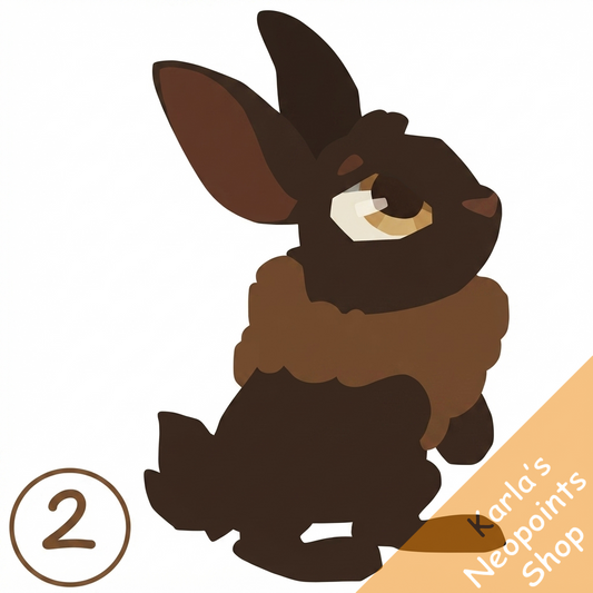 Prismatic Dark Caramel: Delightful Chocolate Cybunny