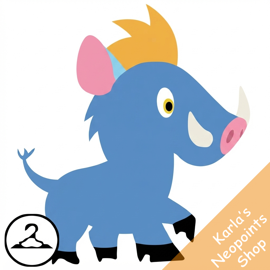 Super Nostalgic Blue Moehog