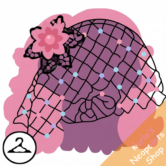 Pastel Pink Veil Wig