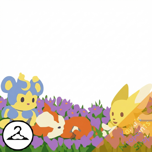 Petpets Nap in a Flower Bed