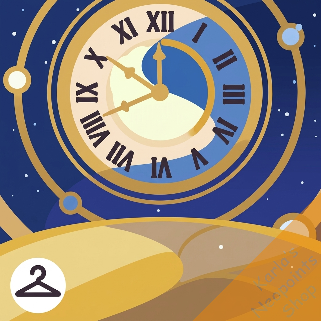 MME32-B: Celestial Clock Background