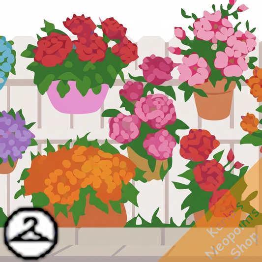 Flower Pot Fence Trinket