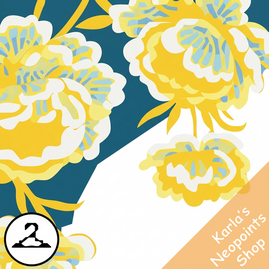 Shining Golden Flowers Garland