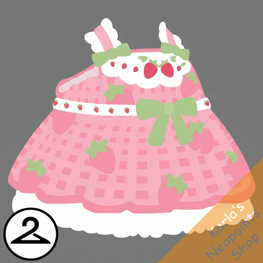 Strawberry Printed Dress
