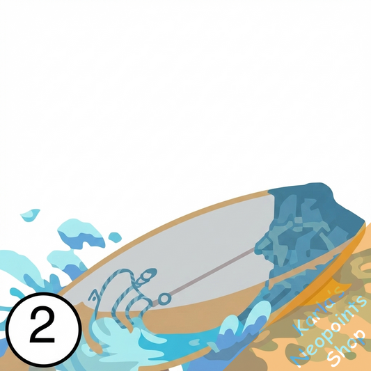 On Top of Surfboard Trinket