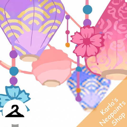 Garden Festival Lantern Garland