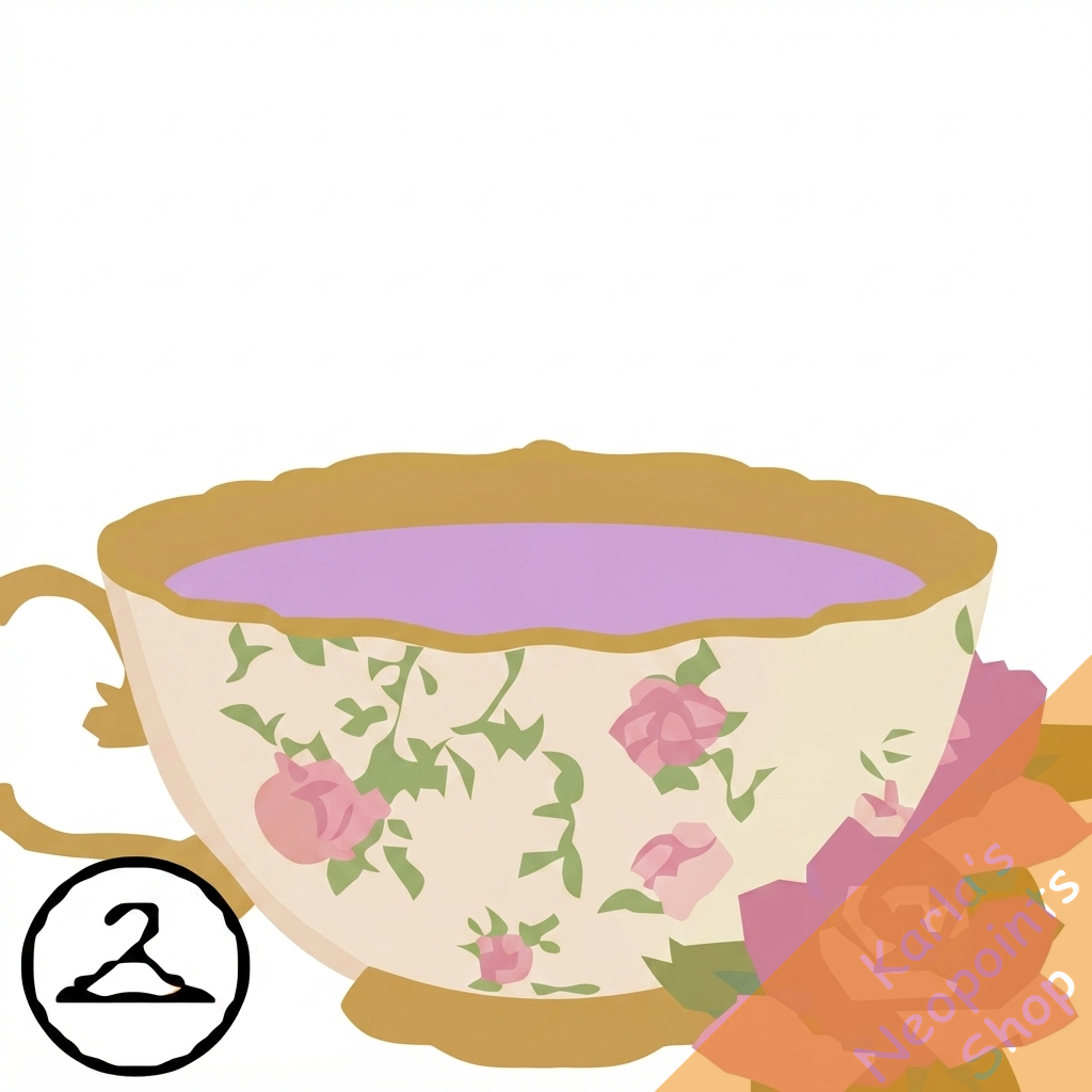 Soaking In A Rose Teacup