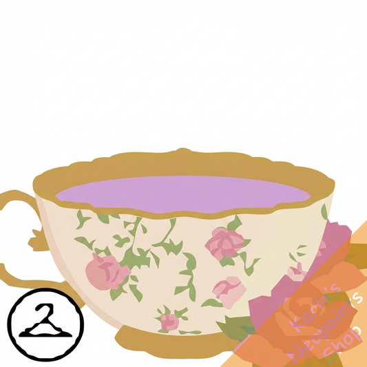 Soaking In A Rose Teacup