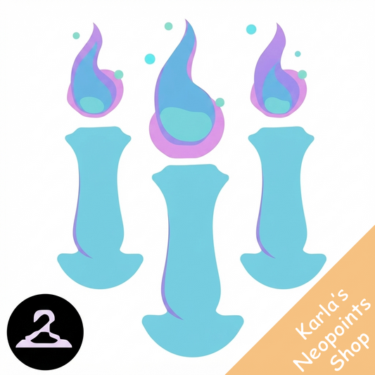 Magical Prismatic Candelabras Trinket