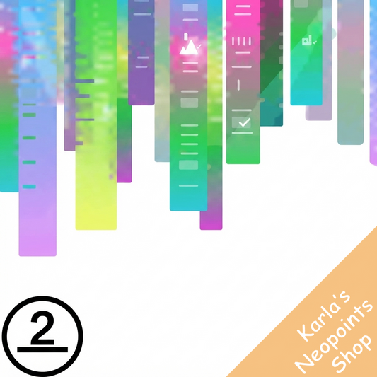 Glowing Neon Metal Springs