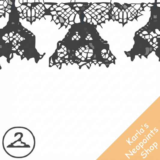 Gothic Lace Lights Garland