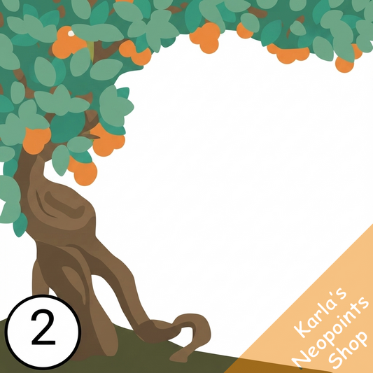 Tangerine Side Tree