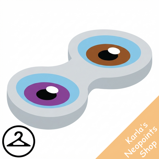 Rainbow Colour Changing Contacts