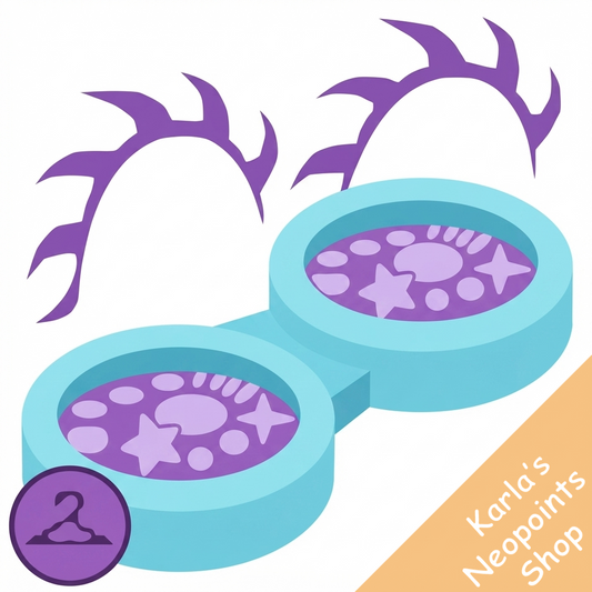 Dyeworks Purple: Maraquan Birthday Kawaii Contacts