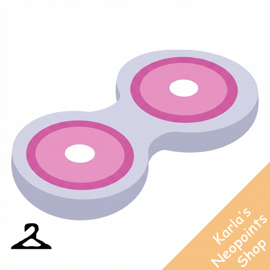 Dyeworks Pink: Mutant Blue Glowing Contacts