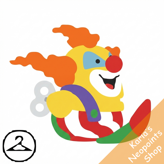 Wind Up Chia Clowns