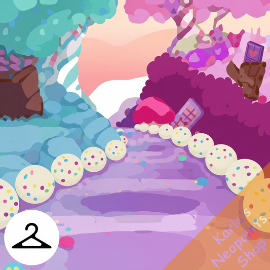Magical Land of Jelly Beans Background